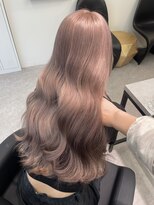 ペレ 梅田(PELE)&nbsp;くびれヘア/アプリコットオレンジ/ハイライトカラー/梅田