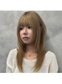 ハッシュカット/ハイトーン/ブロンド