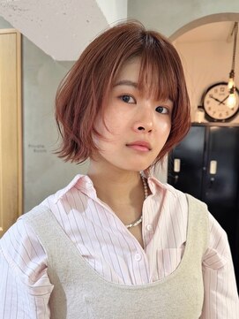 ローレン(LOREN) 黒髪/ボブルフ/ネビージュ/小顔/ワンレン/栄/髪質改善/前髪