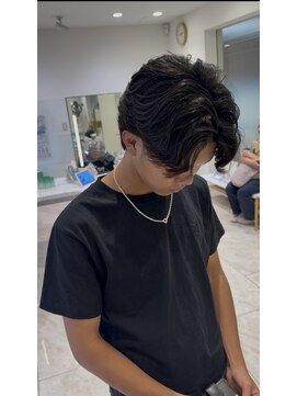 ケンジ 平塚 アネッタ(KENJE annetta) メンズパーマ フェザーパーマ 特殊パーマ