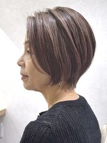 エルヘアメゾン(el. hair maison) 40代50代白髪ぼかしマダムショート/ショートボブ/ボブ