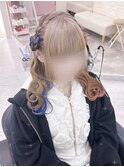 ひつじヘア【クランソア】ヘアメ/ヘアセット/心斎橋  