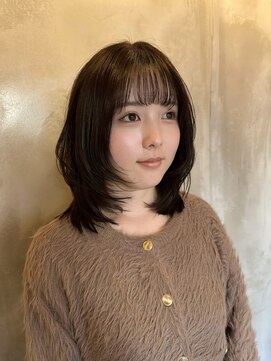 池袋 髪質改善 レイヤー ミディアムスタイル ♪