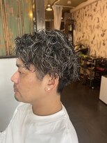 アクアマリン8810 ハチハチイチゼロ(AQUA MARINE 8810)&nbsp;ベリーショート/韓国マッシュ/ニュアンスパーマ/北習志野