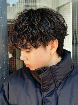 アノ 別府店(Ano.) 大分シャドウパーマメンズマッシュ波巻きパーマツイストパーマ