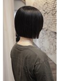 パツッとまとまるボブ