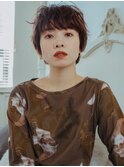 大人ショートヘア/ショートボブ/40代/50代/60代
