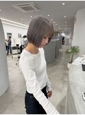ボブ×グレージュ