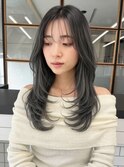 20代30代◎韓国風くびれ艶髪質改善カラーロングヘア上品美人
