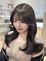 ユーフォリア 銀座本店(Euphoria) 【AYAKI】顔まわりカット グレージュ 綺麗目 銀座