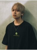 シースルーマッシュ／ミルクティーベージュ／ウルフカット