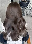 韓国風ロング/ヨシンモリ/くびれロング/ショコラブラウン/艶髪