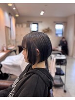エトワール(Etoile HAIR SALON) ボブ ブルーグレー02.03ダークアッシュ