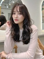 アプリ 大宮西口(appri)&nbsp;17韓国風ロングレイヤー顔まわりカット前髪艶髪透明感カラー