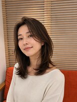 オアシスアヴェダ ザ・ペニンシュラ東京(OASIS AVEDA)&nbsp;セミロングレイヤーイルミナカラー30代40代銀座日比谷