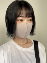 hyon myon/RISEbyREVO 綾瀬店【ヒョンミョン】&nbsp;ハッシュカット/デザインカラー/グレージュ[綾瀬駅/韓国ヘア]