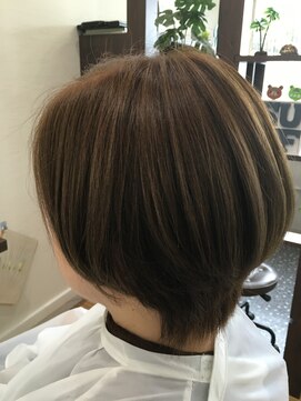 カナオア ヘアーデザイン(kanaoa hair design) ハイトーングラボブ