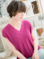 モッズヘア 越谷(mod's hair)&nbsp;*mod's越谷*大人女子の厚めバング小顔プレミアムショートa