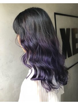 ジーナ(XENA) オルチャンパープルグラデーション