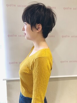 キャトルセゾン(quatre saisons) 横から見ても綺麗な絶壁克服ベリショ
