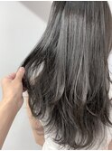 小顔オリーブカラーボブルフハイライトカラークールショート