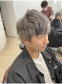 ブリーチ2回で出来る!メンズホワイトカラー!