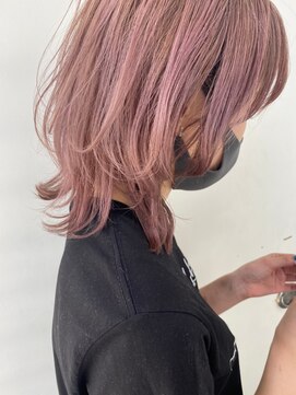 ジーナ 博多(Zina) 【Zina】ボブウルフ/3Dレイヤー/フェザーバング/20代30代40代