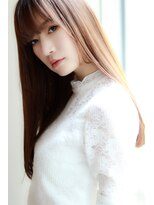 グリッター 泉中央店(GRITTERs)&nbsp;髪質改善で王道ナチュラルストレートロングヘア