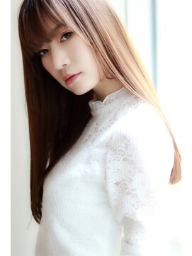 グリッター 泉中央店(GRITTERs) 髪質改善で王道ナチュラルストレートロングヘア