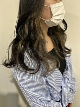 ベール(BALE) 【あらい】インナーカラー×ミルクティーベージュ