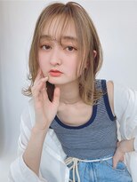 ルービック 和歌山(Rubik's)&nbsp;小顔×外ハネ×ハイライトカラー×イルミナカラー