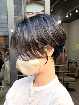 オアシスガーデン 葛西店(Oasis GaRDEN) 黒髪でも軽やか！くせ毛風ルーズショート