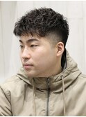 刈り上げショートメンズパーマ