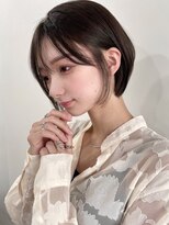 ピープスアンドスー 表参道 渋谷(Peeps&Suu.) 切りっぱなし韓国風ショートボブ_髪質改善/20代30代40代