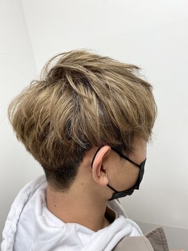バサ 野方店(BASSA) 【スタイル】簡単スタイリング　メンズヘア/ハイトーン/刈り上げ