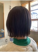 【おしゃれ】ぱつっとボブ 外ハネボブ 切りっぱなしボブ