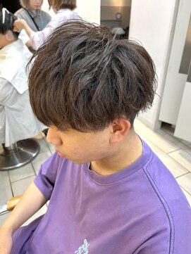 テトラ バイ ネオリーブ 横浜西口店(tetra by neolive) メンズカット 刈り上げ王道マッシュ