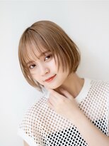 エミュー 上大岡店(emue) イメチェン/ホワイトブロンド/外ハネボブ/美髪/上大岡