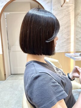 ロンド エスポワール 錦糸町(Lond espoir) 〇グレージュカラーデザインカラーシルキーベージュきりっぱボブ