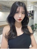 褒められる。憧れ韓国くびれヘア/顔まわりカットレイヤーカット