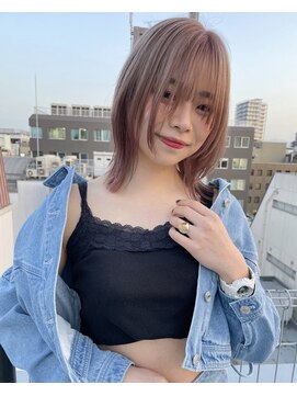 リリー(Lilley) 天神韓国ヘア×レイヤーカット×ブリーチカラー