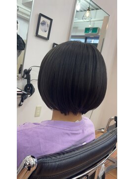 インパークス 町屋店(hair stage INPARKS) 丸っこショートボブ