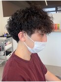 ツイストスパイラルパーマツイストパーマメンズパーマ刈り上げ