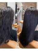 髪質改善ストレート