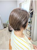 大人ナチュラルショートボブ