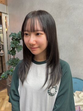 グローバルヘアー バランス(global hair BALANCE) 10代20代/イヤリングカラー/レイヤーカット