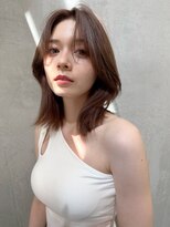 ロンド メリー 大宮(Lond merry)&nbsp;オリーブグレージュ×くびれミディアム