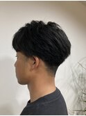 メンズツーブロック パーマスタイル
