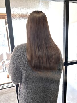 トリニティ 本厚木(trinity) 透明感アッシュブラウン本厚木髪質改善