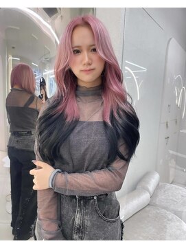 ガガ 心斎橋(GAGA) 韓国/ハイトーンカラー/ワンホンヘア/レイヤーカット/髪質改善